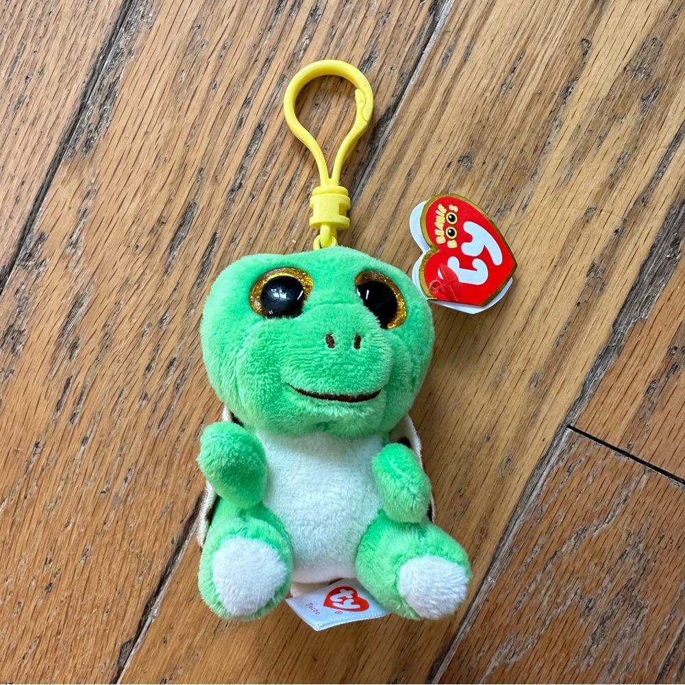 NWMT TY Beanie Boos Turbo Turtle Clip